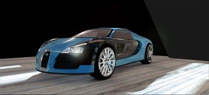 3d model of Bugatti Veyron