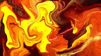 colorful pattern in the form of paint streaks