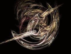 Background Flame Contrast Black