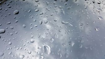 Water Wet Droplets Beading Rain