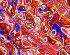background with colorful abstract waves