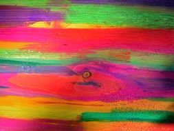 Wood Colorful Color Gradient