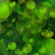 background with green bubbles