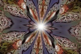 background with decorative digital art