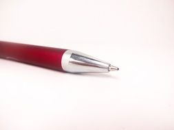Pen Ink Blue Writing Red