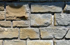 stone wall made of natural stone