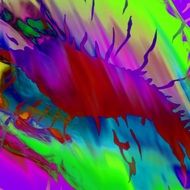 wallpaper with rainbow pattern