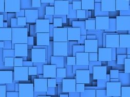 Boxes Blue Box Background