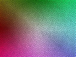 iridescent mosaic pattern