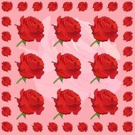 Background Rose Flowers Red