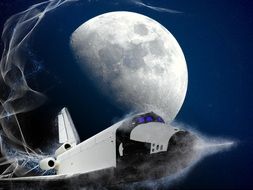 Moon Space Shuttle Space Shuttle