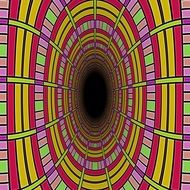 background in the form of colored circles with figures