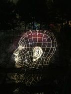 Head Light Skull Structure