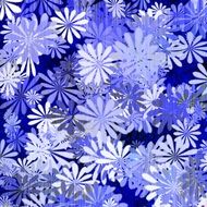 purple background with floral pattern
