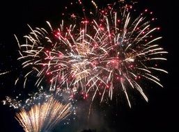 background with fireworks