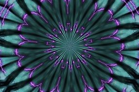 background purple green graphic flower