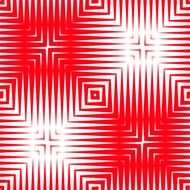 geometric red and white wallpaper