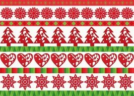 Christmas Icon Set Bands Star