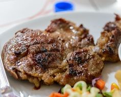 grilled beef steak