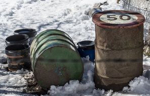 Barrels Nevado People Rural Road