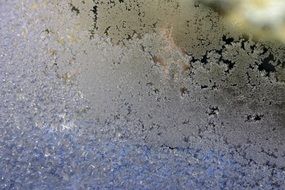 Frost Window Abstract Background