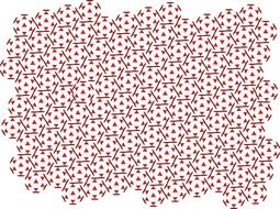 white background with geometric pattern