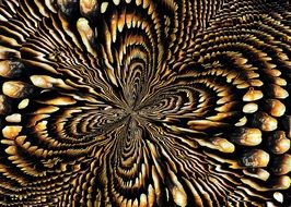 yellow wave pattern