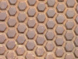 Hexagon Stainless Metal Pattern