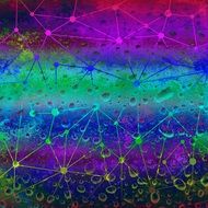 background with futuristic abstract pattern