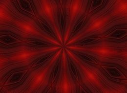 red background with abstract design