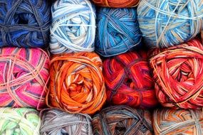Wool Hand Labor Knit Colorful