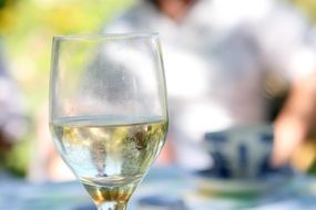 close-up drink glass