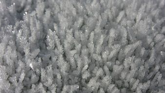 cold ice crystals