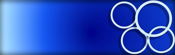 Banner Header Rings Blue