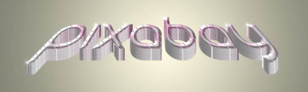 Banner Logo Pixabay 3D