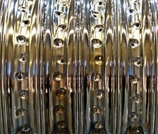 Background Chrome Metal Wheels
