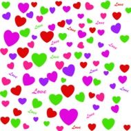Hearts Love Backgrounds Patterns