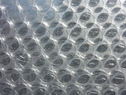 background with transparent bubble wrap