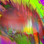 fuzzy colorful background
