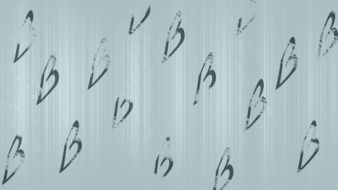 Background Initials Green Blue