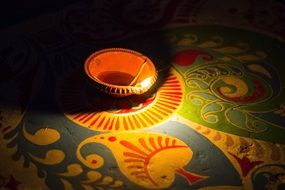 decorative indian lamp