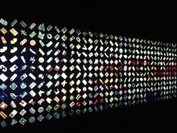 Lights Wall Colorful Structure