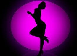 Silhouette Woman Sexy Dance