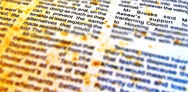 Background Abstract Old Newspaper