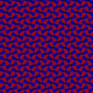 blue red geometric design