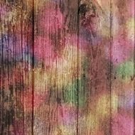 wooden wall in drops of paint