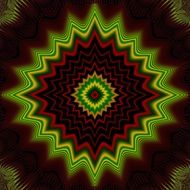 fractal geometric flower