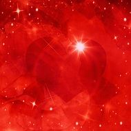 Love Heart Romance Red