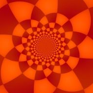 red geometric digital artwork as background