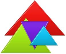 Triangle Colorful Color Pattern